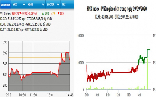 VN-Index giảm điểm nhẹ